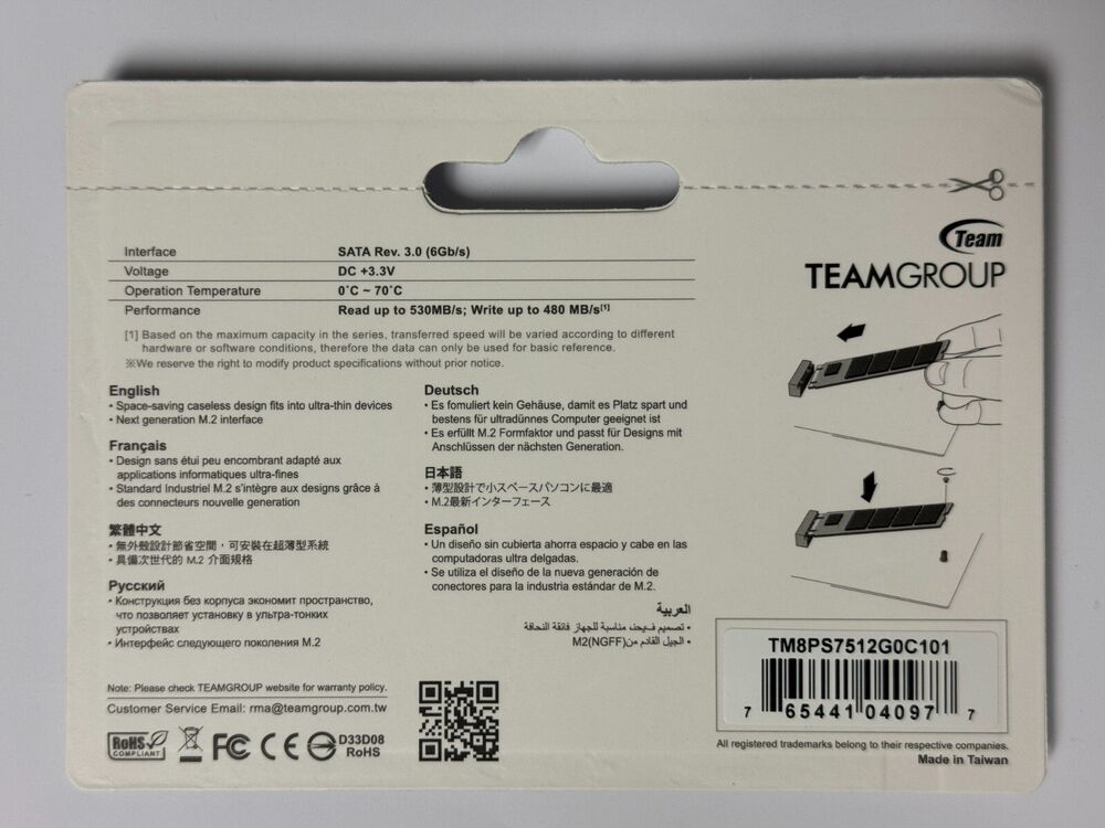 TEAMGROUP MS30 SSD - High-Speed Storage with SLC Cache