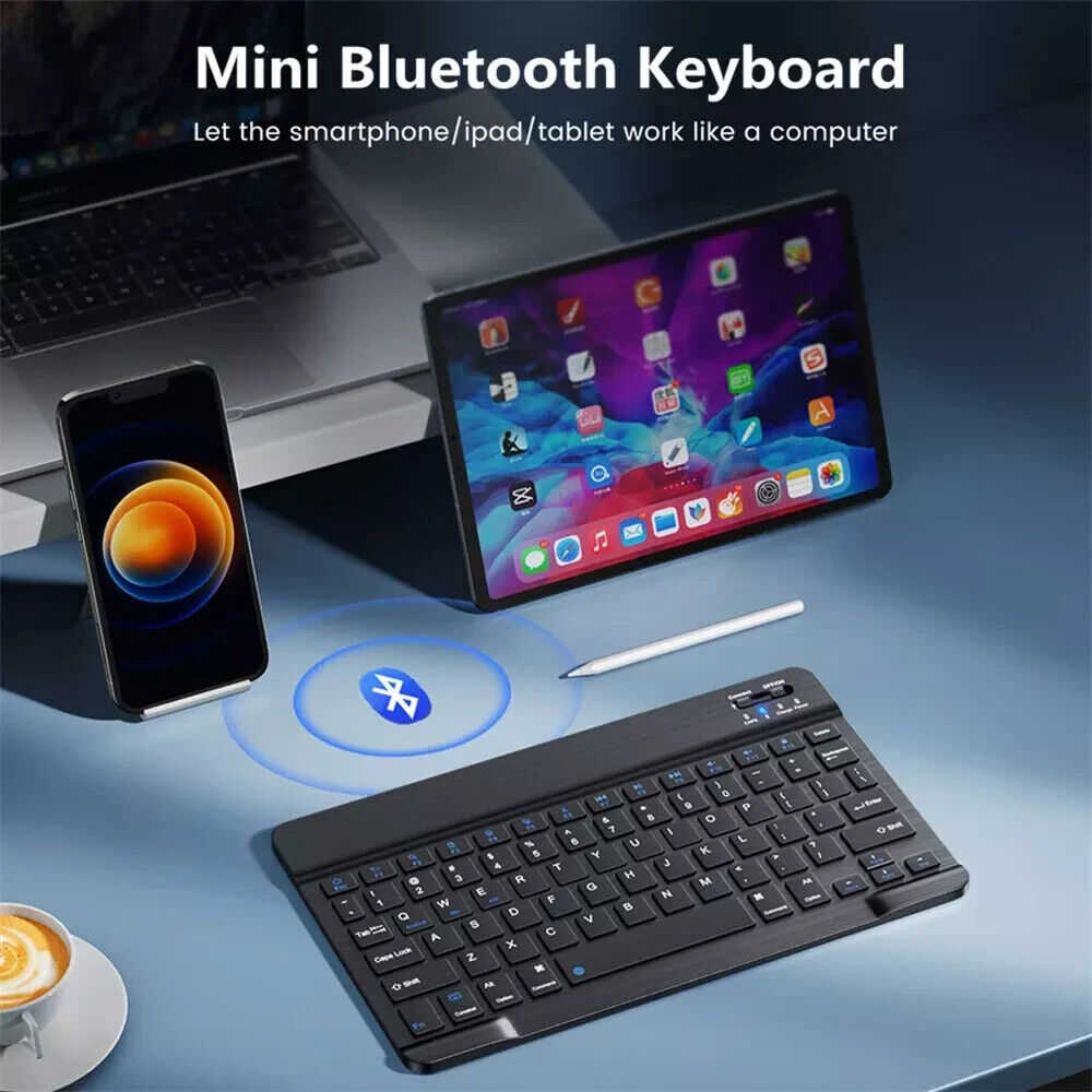 Ergonomic Wireless Rechargeable Keyboard and Mouse Set