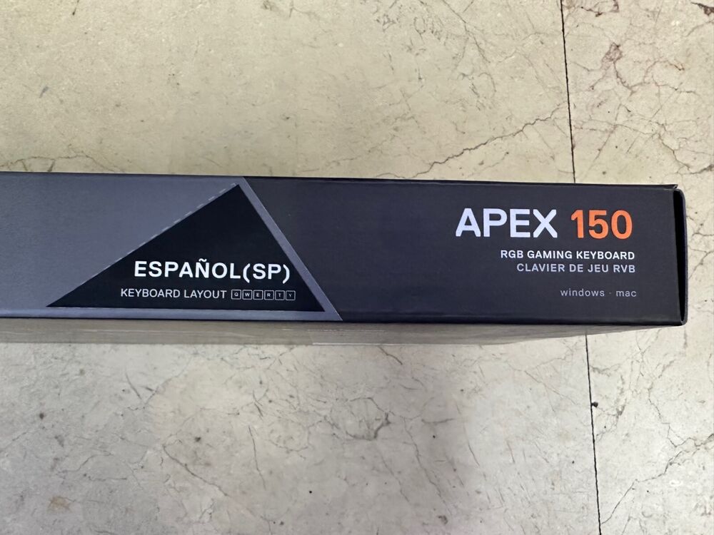 SteelSeries Apex 150 RGB Gaming Keyboard - Enhanced Performance with Customizable Lighting