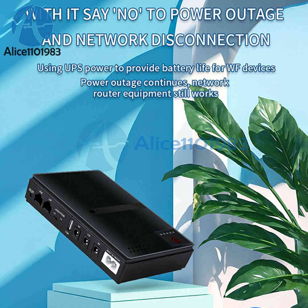 10400mAh UPS Power Backup for Network Devices