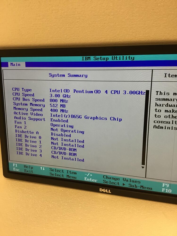 IBM 78G Type 8085 Desktop Computer with Intel Pentium 4 3.0GHz