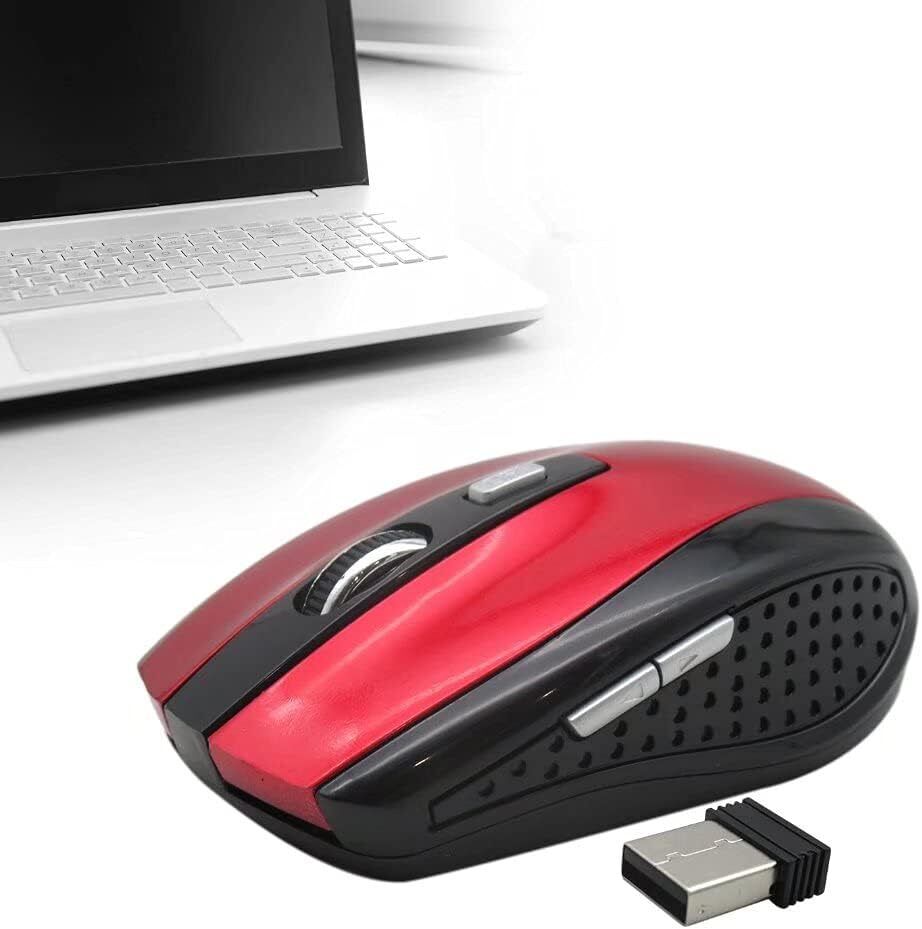 2.4GHz Dual Wireless Optical Mouse with Adjustable DPI