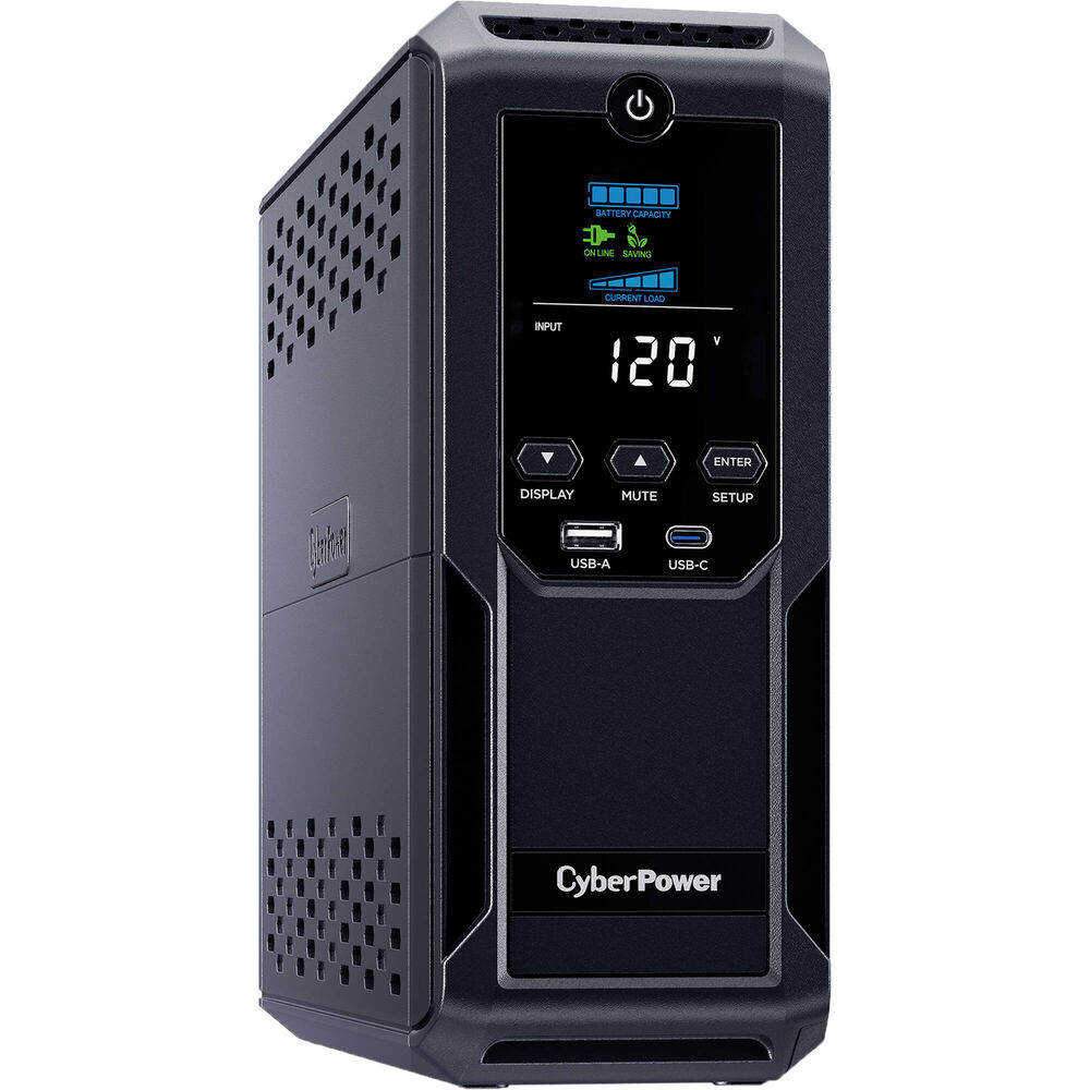 CyberPower CP1500AVRLCD3-R 1500VA/900W Refurbished UPS Tower - Enhanced Power Protection