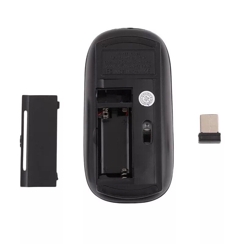 Ergonomic 2.4GHz Wireless Optical Mouse for Apple Devices