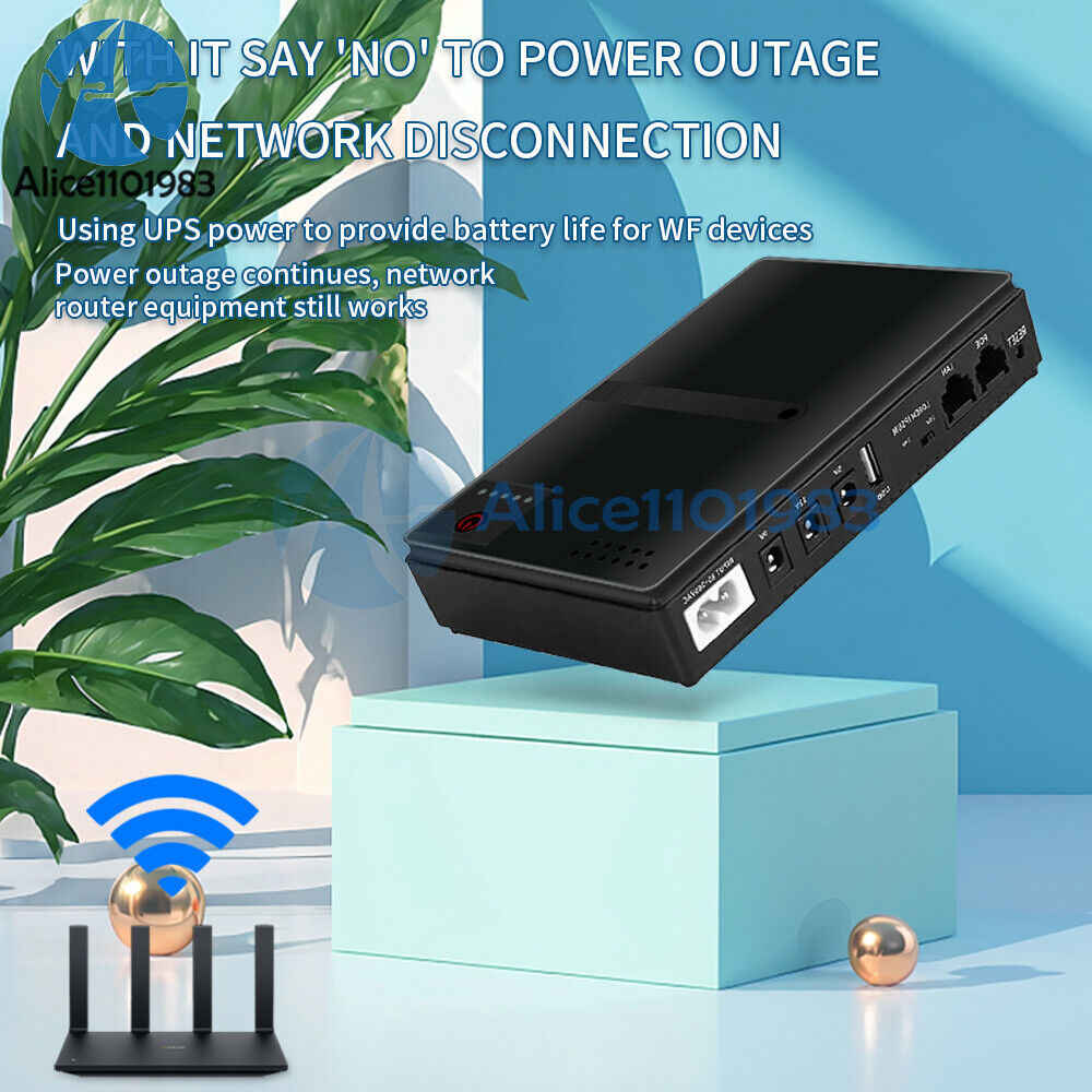 10400mAh UPS Power Backup for Network Devices
