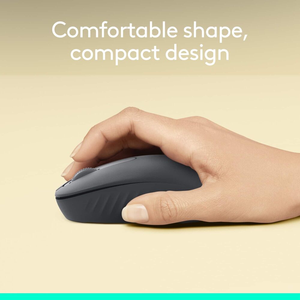 Logitech M196 Bluetooth Wireless Mouse - Portable, Comfortable, 3-Button