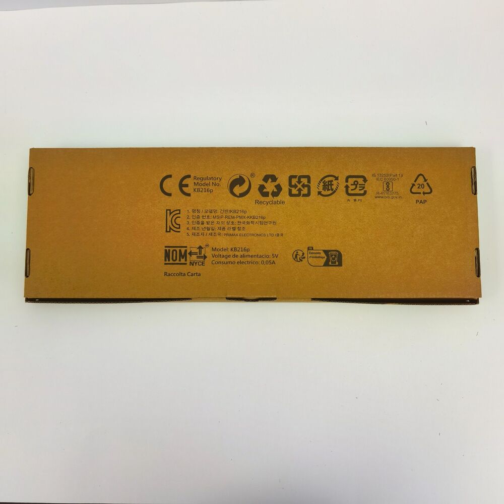 Dell KB216-BK-US Wired Keyboard - Black for Enhanced Typing Experience