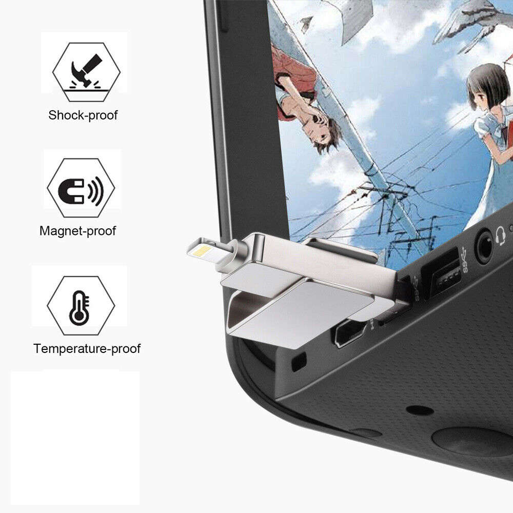High-Capacity USB 3.0 OTG Flash Drive