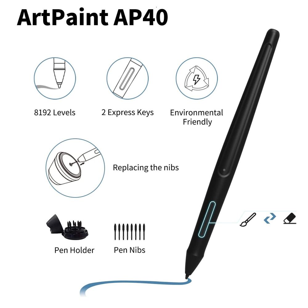 GAOMON PD1560 15.6" Professional Digital Art Tablet with Screen Pen