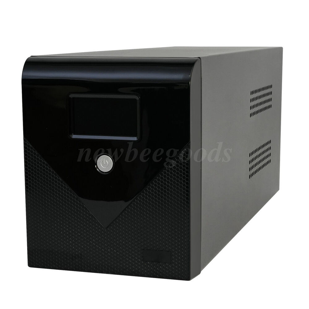1200VA 720W UPS Power Supply with LCD Display and 4 Outlets