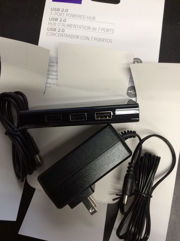 TARGUS USB 2.0 7-Port Powered Hub ACH215 - High-Speed Connectivity Hub