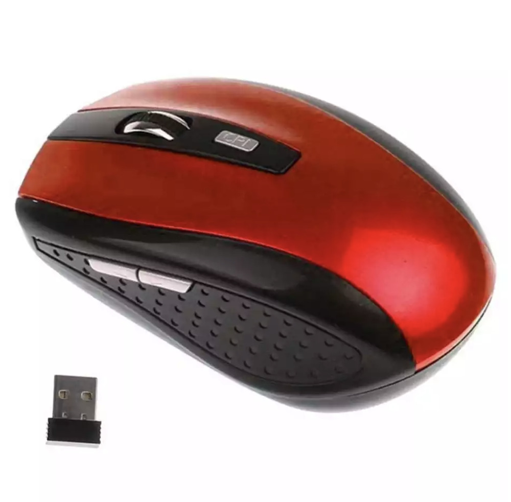 2.4GHz Wireless Optical Mouse with Adjustable DPI and Ergonomic Design