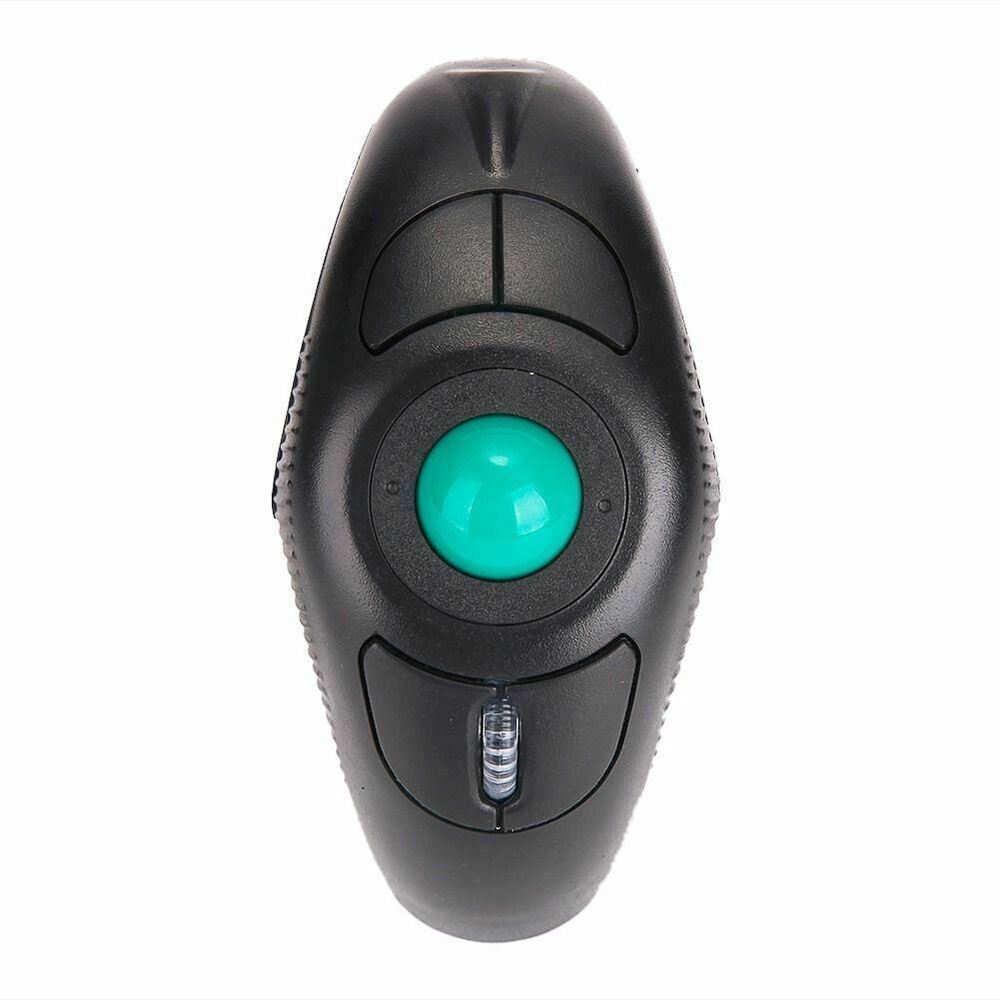 Ergonomic Wireless Trackball Mouse with Laser Pointer