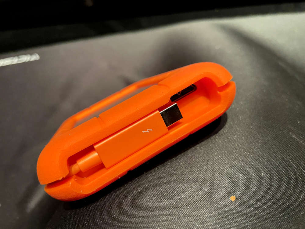 LaCie Rugged LRD0TU1 Thunderbolt 2 & USB External Hard Drive - High-Performance, Durable Storage