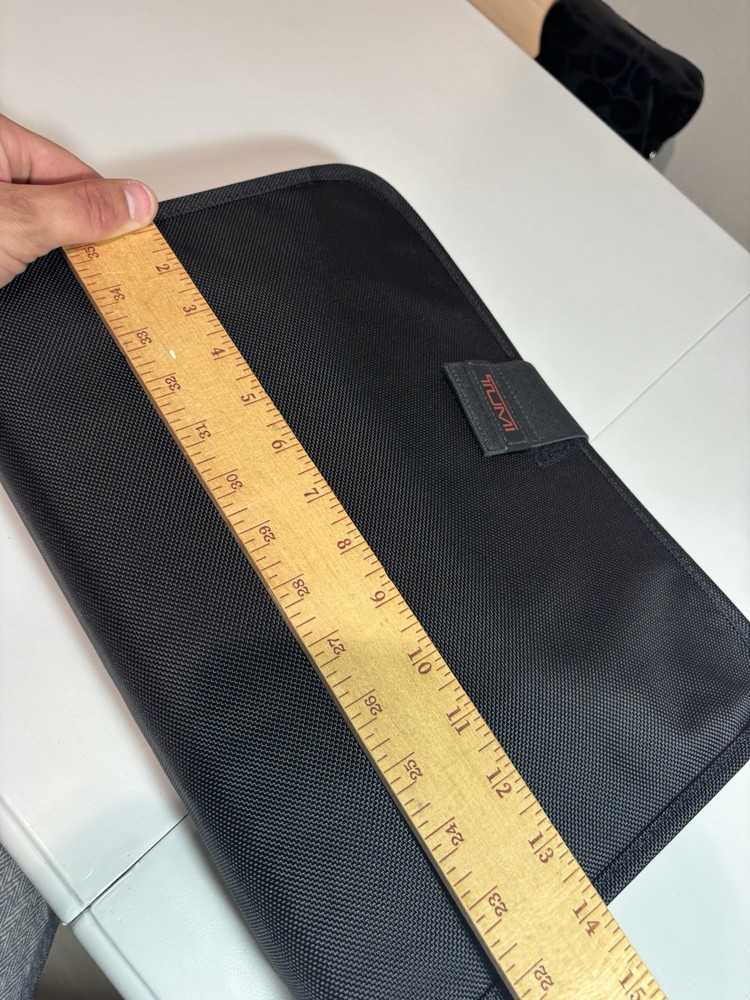 TUMI Alpha Black Ballistic Nylon Padded Laptop Binder Plus Accessories