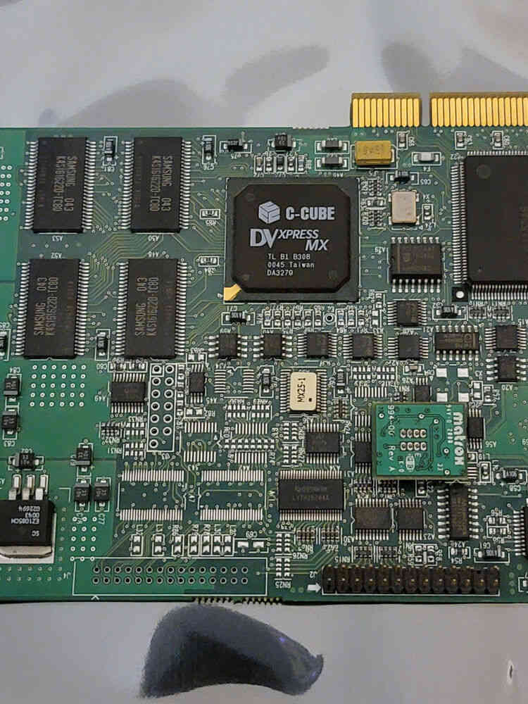 Matrox 895-04 Rev A PCI Video Editing Capture Card