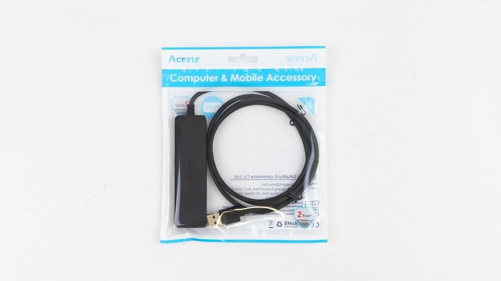 4-Port USB 3.0 Hub with 4ft Extension Cable