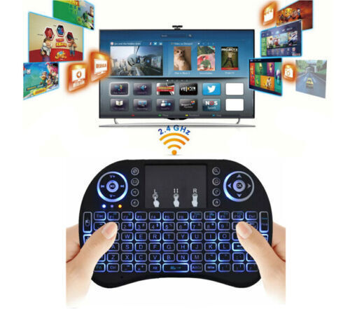 Compact Mini Wireless Keyboard with Integrated Touchpad for PC and Android TV Box