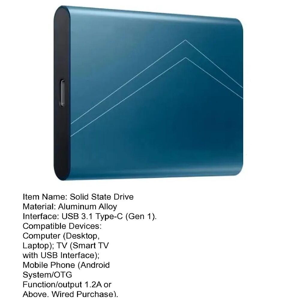 Portable High-Speed External Hard Drive