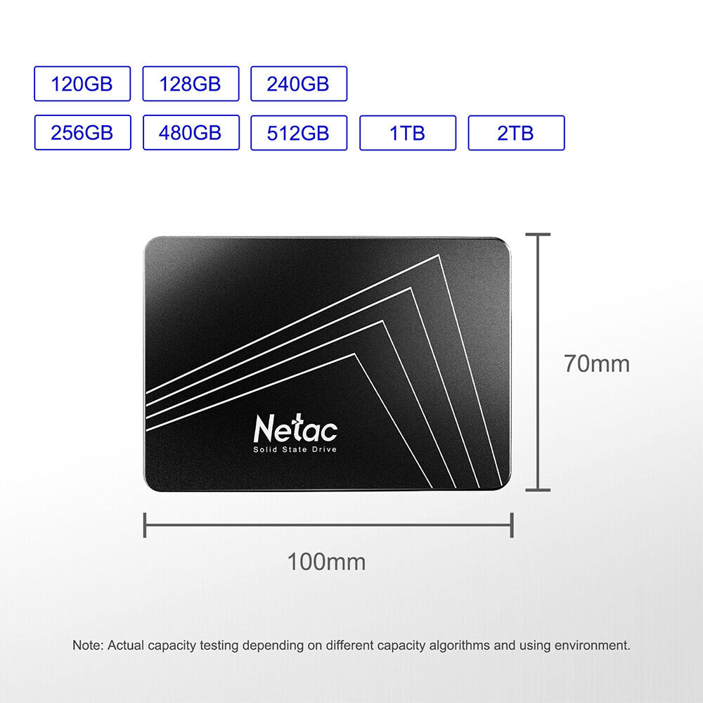 Netac High-Speed Internal SSD - 2TB, 1TB, 512GB Storage Solutions