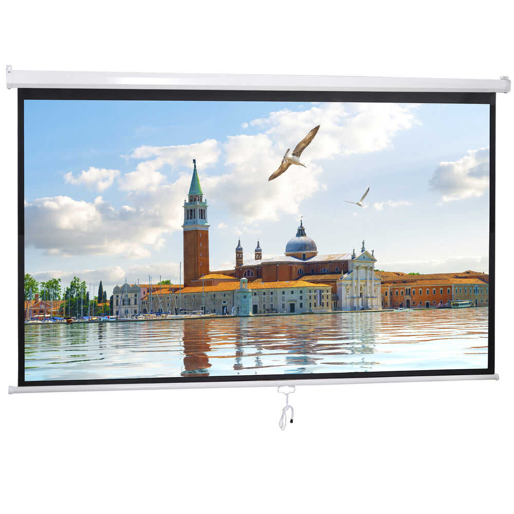 16:9 HD Diagonal Projection Screen for Home Theater
