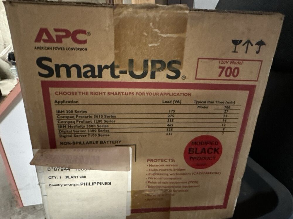 APC Smart UPS 700VA Power Supply - New 120V Model