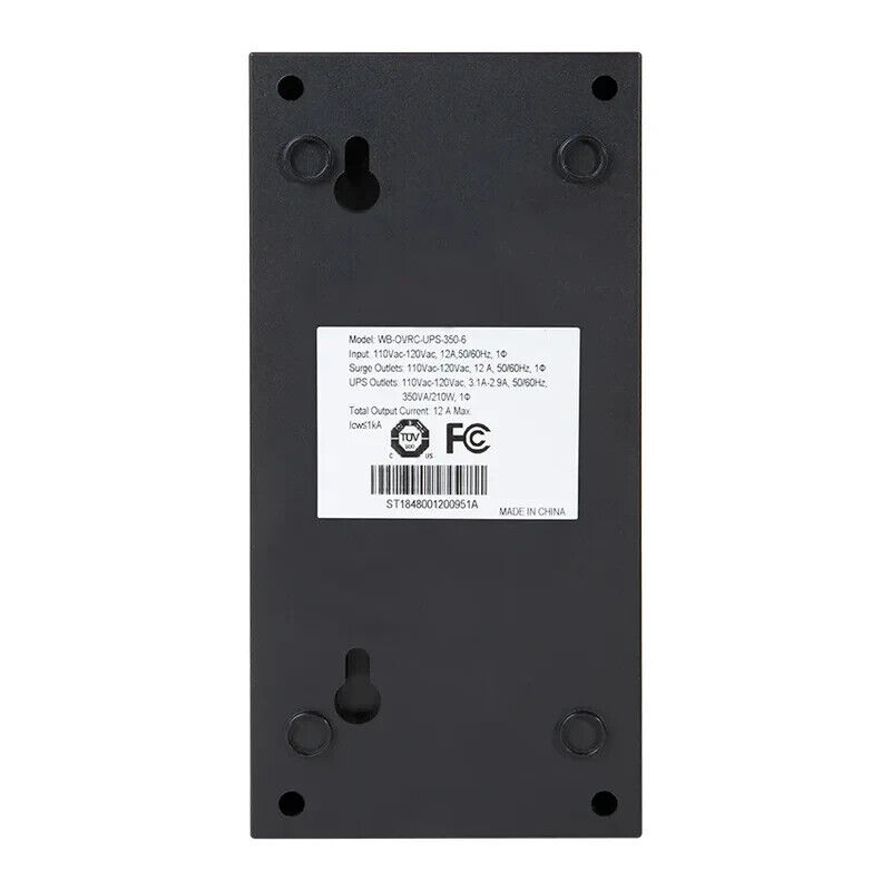 WattBox WT-OVRC350U UPS and Battery Pack with 6-Outlets