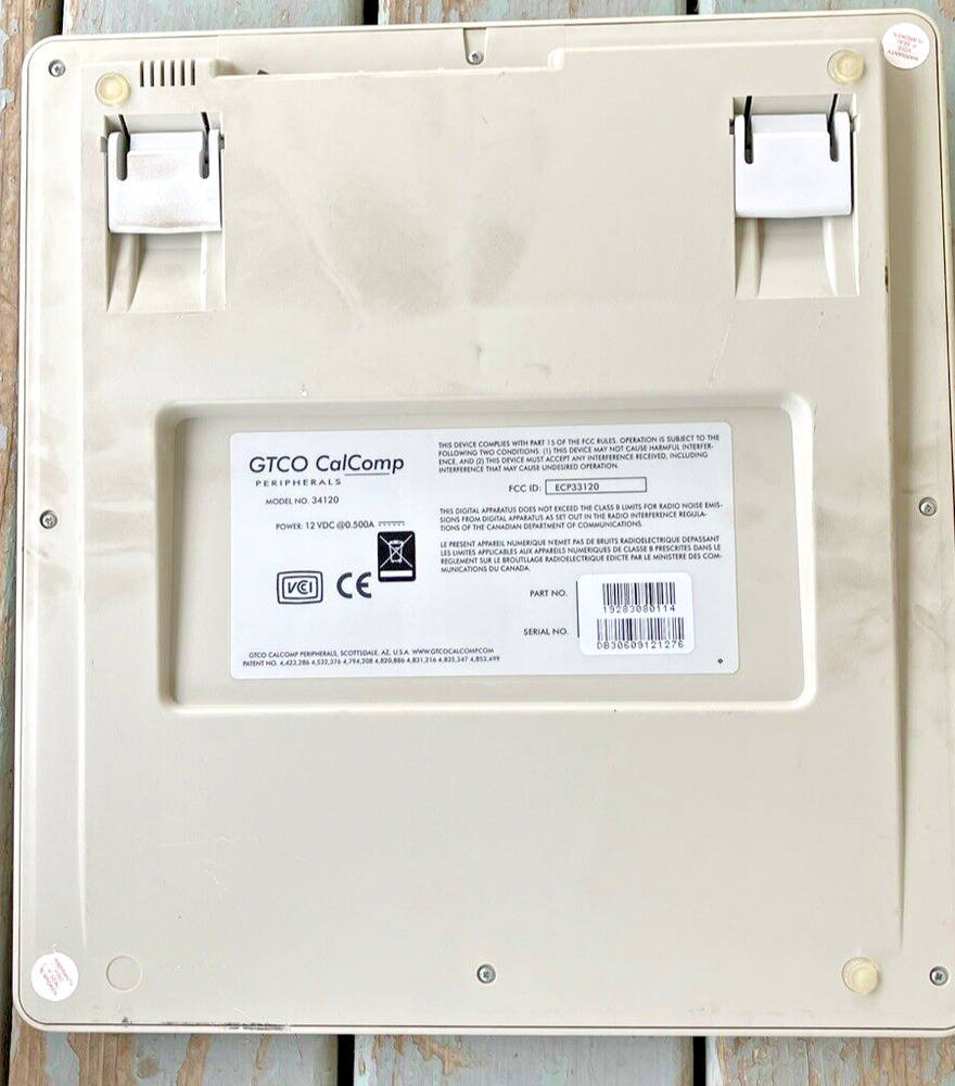 Vintage CALCOMP DrawingBoard 3 III Graphics Tablet for AutoCad