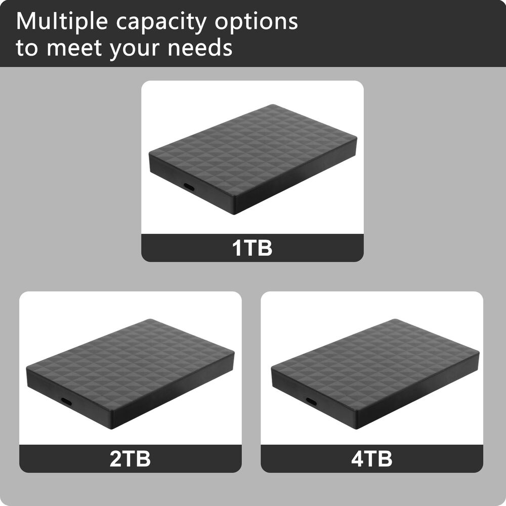 Portable 2.5 Inch SATA Hard Disk USB 3.0 External HDD
