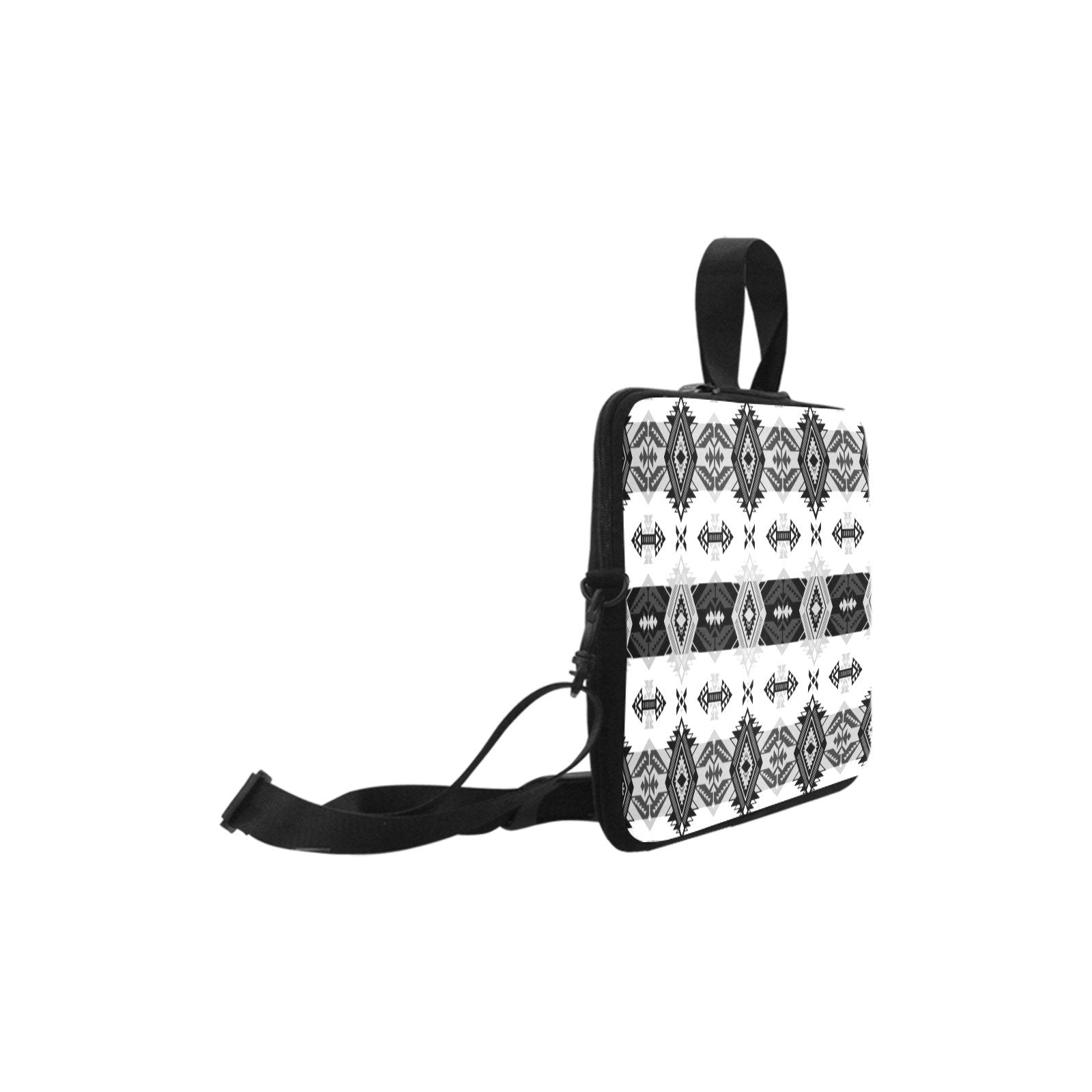 Sovereign Nation Black and White Laptop Handbag