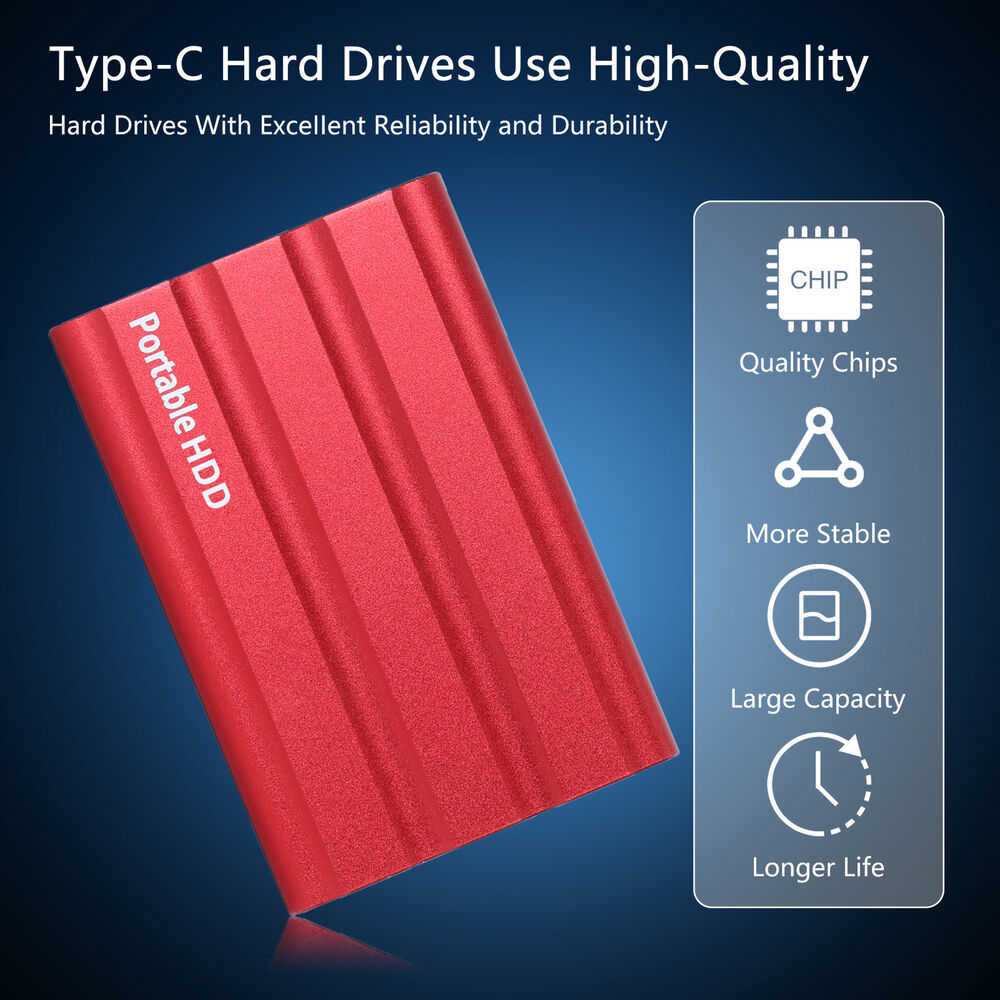 High-Capacity USB External Hard Drive for Reliable Data Storage