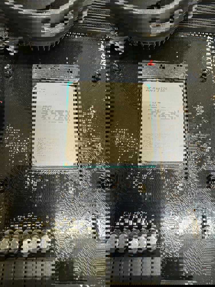 ASROCK AB350 PRO4 AM4 Motherboard with CPU - Parts/Repair