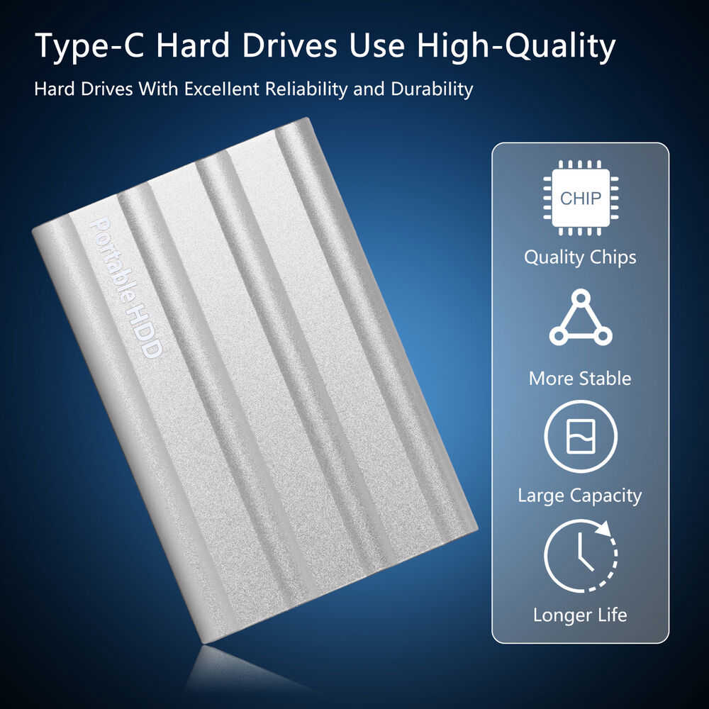High-Capacity USB External Hard Drive for Reliable Data Storage