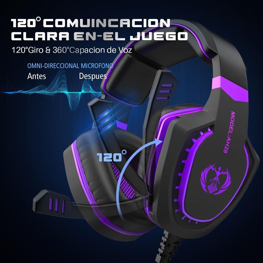 Multi-Platform Wired Gaming Headset with Microphone