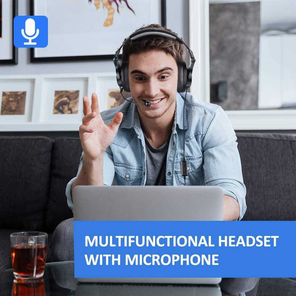 OneOdio A71D Gaming Headset with Detachable Microphone