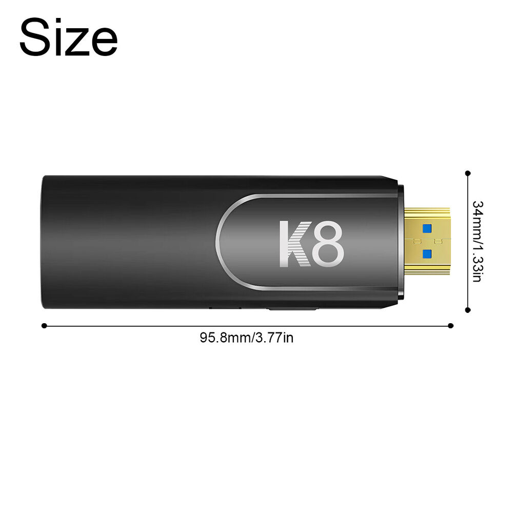 4K HDMI TV Game Stick Console with 64GB Storage and Wireless Gamepad