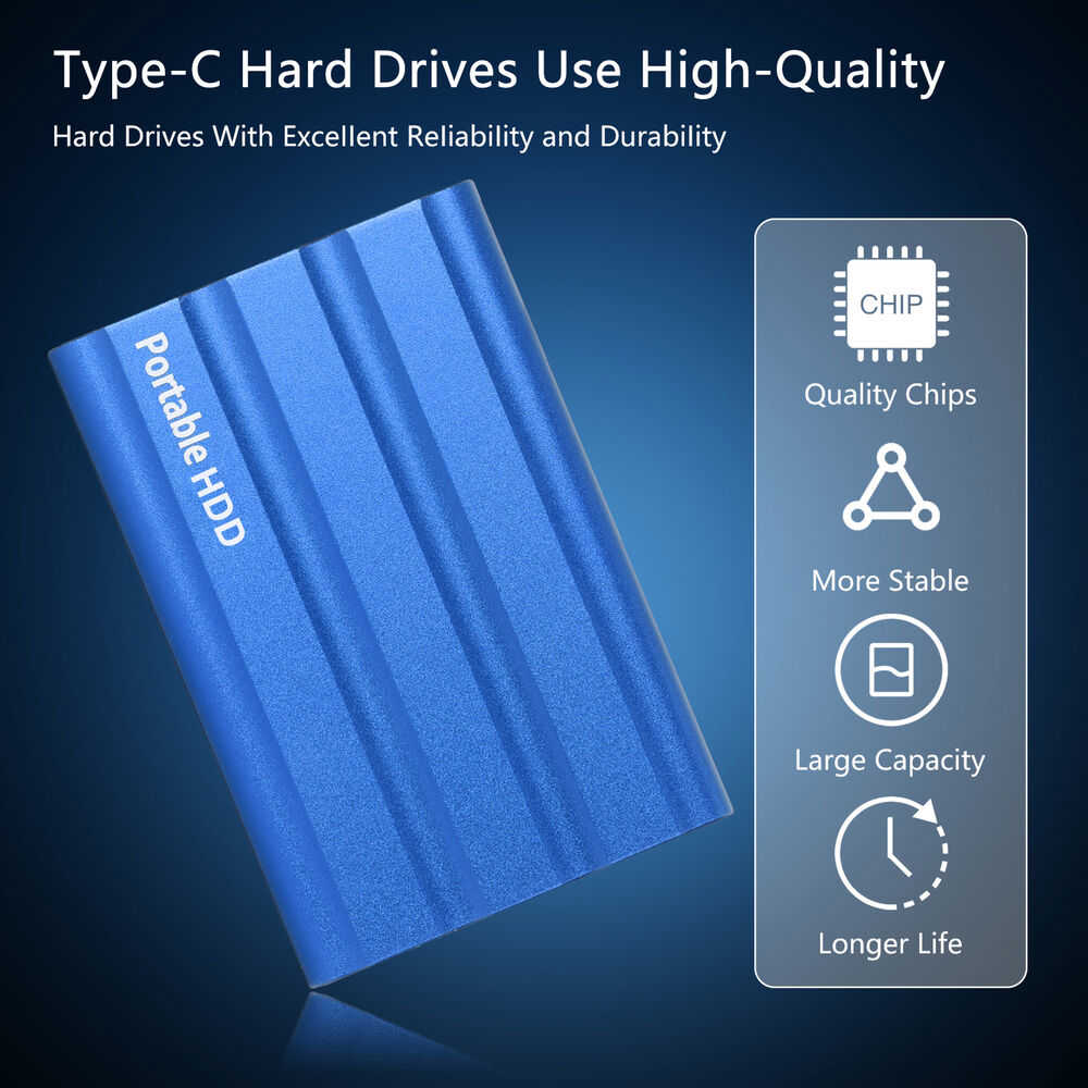 High-Capacity USB External Hard Drive for Reliable Data Storage