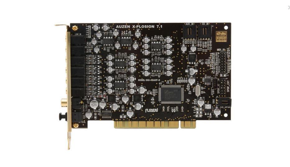 Soundblaster X C-Media PCI Audio Card - 7.1 Channel Gaming Sound Card