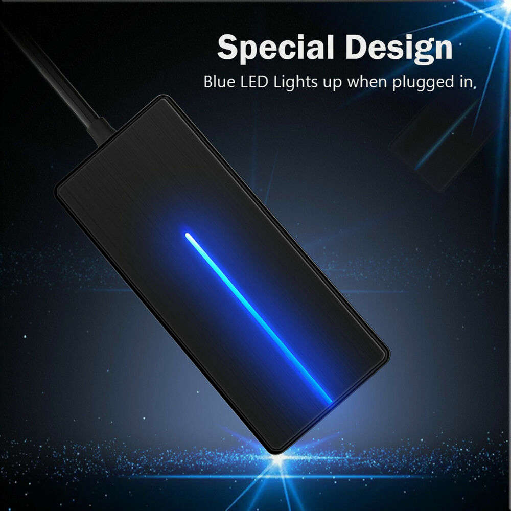 Ultra Slim USB Power Hub with 3 Port USB 3.0 and SD/TF Slot Adapter