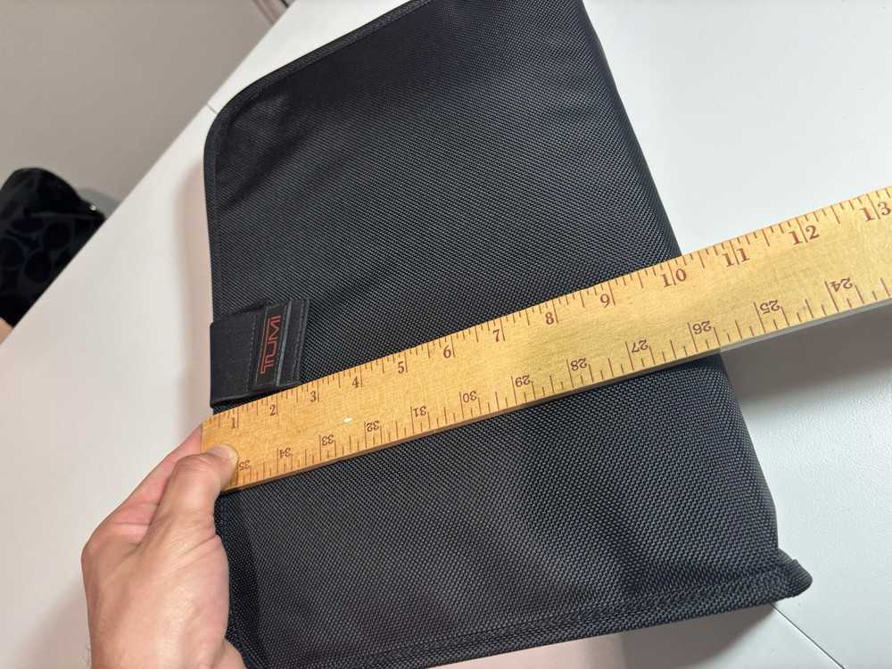 TUMI Alpha Black Ballistic Nylon Padded Laptop Binder Plus Accessories