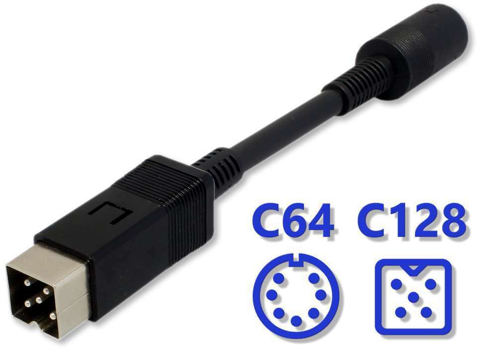 Commodore PSU Adapter for C64, C128, and Plus/4 Systems