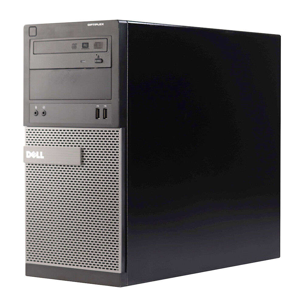 Dell Workstation Desktop with 16GB RAM, 512GB SSD, Intel Processor, Windows 10 Pro, and Wi-Fi