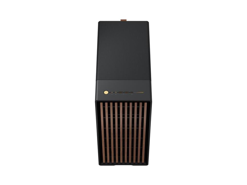 Fractal Design North ATX Mid Tower PC Case - Charcoal Black with Walnut Front